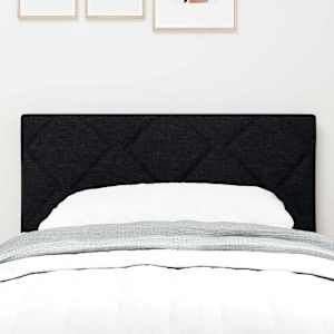 Čelo postele Černý 80 cm textil - obrázek 3