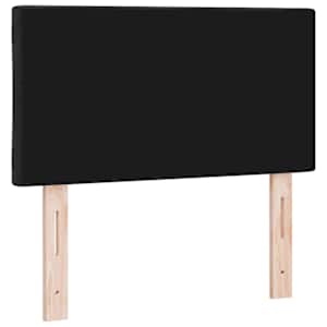 Čelo postele Černý 80 cm textil - obrázek 4