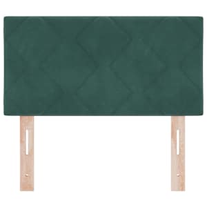 Čelo postele Tmavě zelená 80 cm samet - obrázek 4