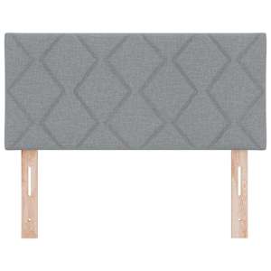 Čelo postele Světle šedá 90 cm textil - obrázek 3