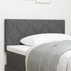 Čelo postele Tmavě šedá 90 cm textil - obrázek 1