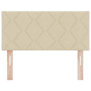 Čelo postele Krémová 90 cm textil - obrázek 4