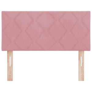 Čelo postele Růžová 90 cm samet - obrázek 5