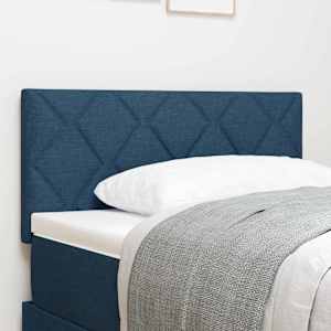 Čelo postele Modrá 100 cm textil - obrázek 1