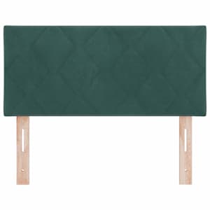 Čelo postele Tmavě zelená 100 cm samet - obrázek 5