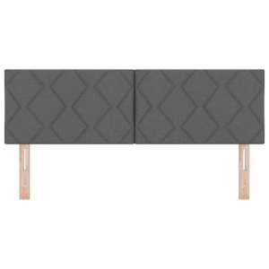 Čelo postele Tmavě šedá 144 cm textil - obrázek 5