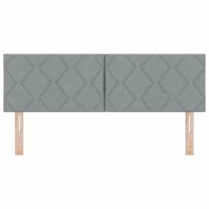 Čelo postele Světle šedá 160 cm textil - obrázek 5