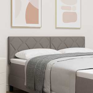 Čelo postele Taupe 160 cm textil - obrázek 1