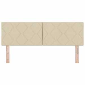 Čelo postele Krémová 160 cm textil - obrázek 5