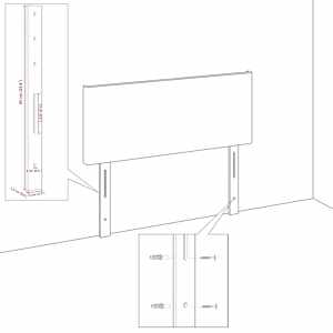 Čelo postele Tmavě zelená 160 cm samet - obrázek 10