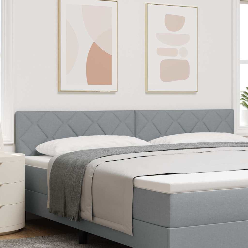 Pääty Timanttiblokit Design Vaaleanharmaa 200 cm Kangas