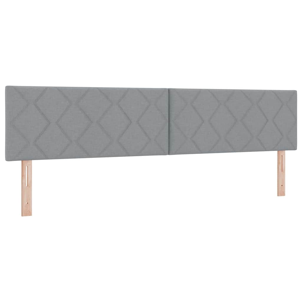 Pääty Timanttiblokit Design Vaaleanharmaa 200 cm Kangas