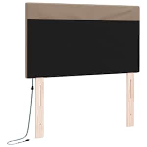 LED hlavová deska Cappuccino 90 cm Umělá kůže - obrázek 7