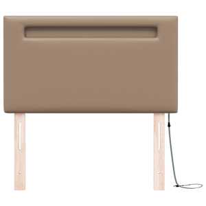 LED hlavová deska Cappuccino 90 cm Umělá kůže - obrázek 5