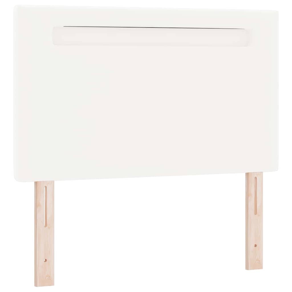 Pääty Yksinkertainen Muotoilu Puhtaan Valkoinen 100 cm Väärä nahka