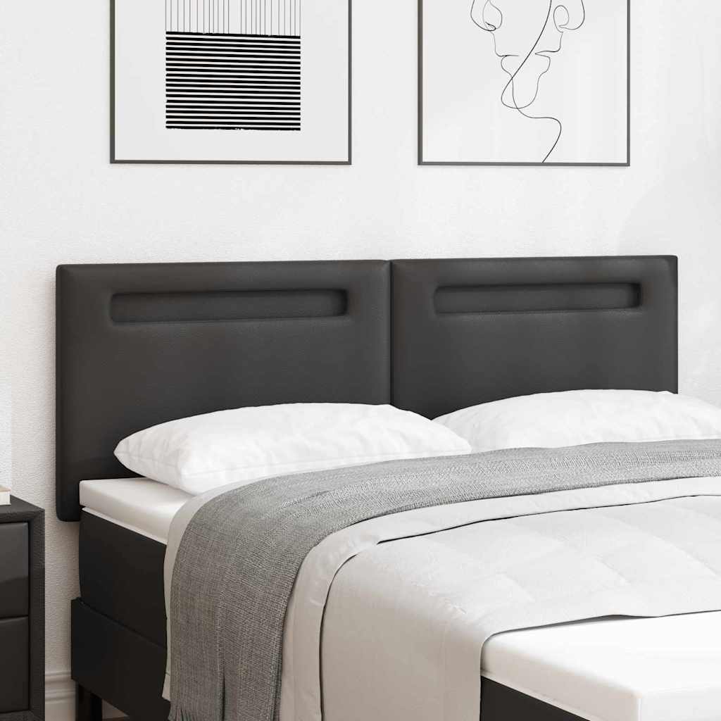 Pääty Yksinkertainen Muoto Musta 140 cm Tekonahkaa