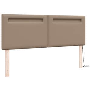 LED hlavová deska Cappuccino 144 cm Umělá kůže - obrázek 4