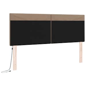 LED hlavová deska Cappuccino 144 cm Umělá kůže - obrázek 7