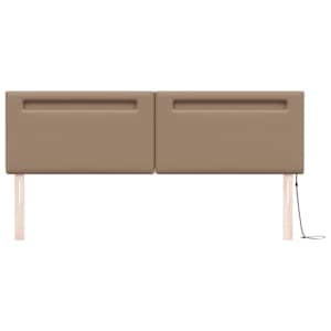 LED hlavová deska Cappuccino 180 cm Umělá kůže - obrázek 5