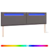 vidaXL LED peatoed Hall Kunstnahk