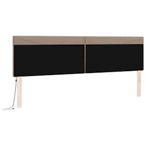 LED hlavová deska Cappuccino 200 cm Umělá kůže - obrázek 7