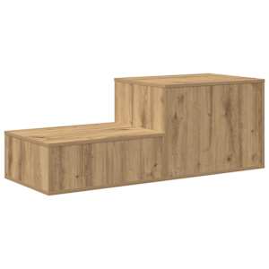 Úložná skříňka 2 pcs Artisanový dub 127 x 41 x 40 cm - obrázek 9