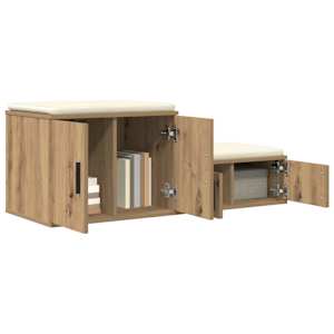 Úložná skříňka 2 pcs Artisanový dub 127 x 41 x 40 cm - obrázek 3