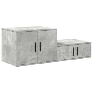 Úložná skříňka 2 pcs Betonově šedá 118 x 41 x 40 cm - obrázek 5