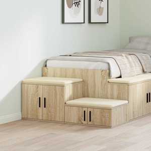 Omarica za shranjevanje 2 pcs Sonoma hrast 108 x 41 x 40 cm