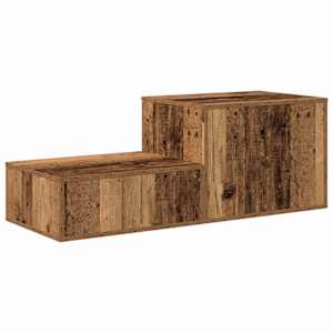 Úložná skříňka 2 pcs Staré dřevo 108 x 41 x 40 cm - obrázek 9