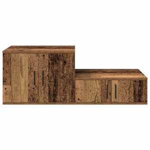 Úložná skříňka 2 pcs Staré dřevo 103 x 41 x 40 cm - obrázek 7