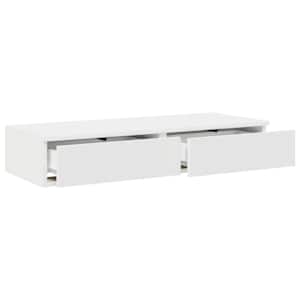 Zásuvky pod postel Bílá 80 x 36,5 x 16,5 cm kompozitní dřevo - obrázek 5