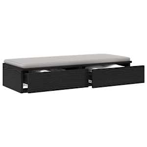 Zásuvky pod postel se zásuvkou Černý dub 80 x 36,5 x 16,5 cm - obrázek 3