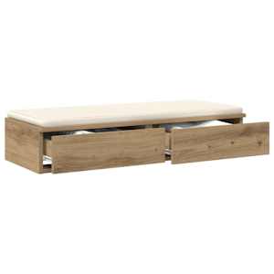 Zásuvky pod postel Artisanový dub 80 x 36,5 x 16,5 cm - obrázek 3