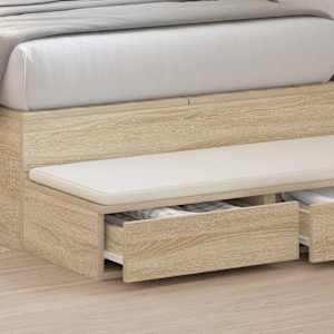 Zásuvky pod postel se zásuvkou Sonoma dub 90 x 36,5 x 16,5 cm - obrázek 4