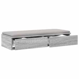 Zásuvky pod postel se zásuvkou Šedá Sonoma 90 x 36,5 x 16,5 cm - obrázek 3