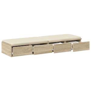 Zásuvky pod postel se zásuvkou Sonoma dub 120 x 36,5 x 16,5 cm - obrázek 3