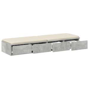 Zásuvky pod postel Betonově šedá 120 x 36,5 x 16,5 cm - obrázek 3