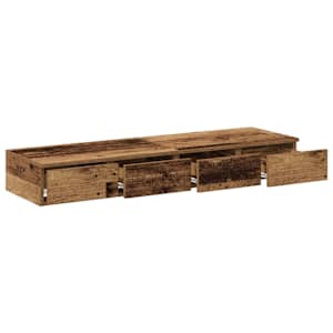 Zásuvky pod postel se zásuvkou Staré dřevo 120 x 36,5 x 16,5 cm - obrázek 5