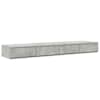 vidaXL Voodisahtlid Betoonhall 140 x 36,5 x 16,5 cm Tehispuit