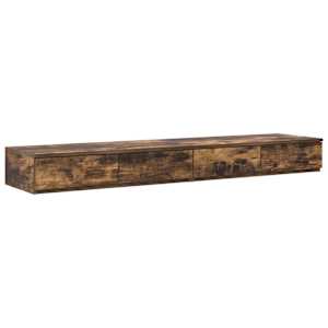 Zásuvky pod postel se zásuvkou Kouřový dub 140 x 36,5 x 16,5 cm - obrázek 2