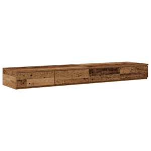 Zásuvky pod postel se zásuvkou Staré dřevo 140 x 36,5 x 16,5 cm - obrázek 2