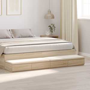 Zásuvky pod postel se zásuvkou Sonoma dub 180 x 36,5 x 16,5 cm - obrázek 1
