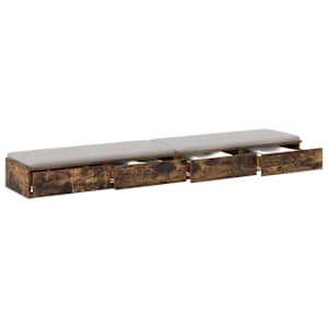 Zásuvky pod postel se zásuvkou Kouřový dub 180 x 36,5 x 16,5 cm - obrázek 3
