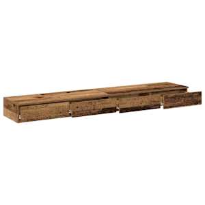 Zásuvky pod postel se zásuvkou Staré dřevo 180 x 36,5 x 16,5 cm - obrázek 5