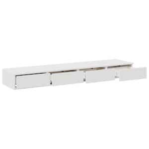 Zásuvky pod postel Bílá 135 x 36,5 x 16,5 cm kompozitní dřevo - obrázek 5