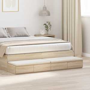 Zásuvky pod postel se zásuvkou Sonoma dub 135 x 36,5 x 16,5 cm - obrázek 1