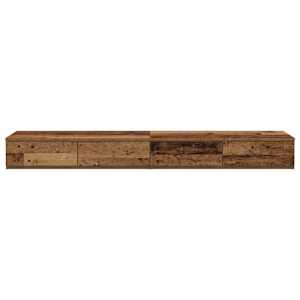 Zásuvky pod postel se zásuvkou Staré dřevo 135 x 36,5 x 16,5 cm - obrázek 6