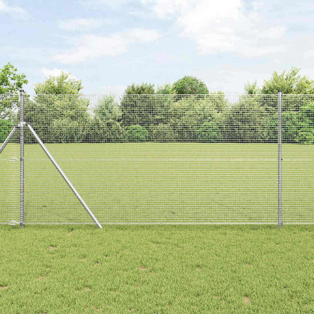 Svejset Trådhegn 1,4x10 m Galvaniseret Stål