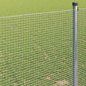 Svařovaný drátěný plot 5000 x 100 cm Stříbrná - obrázek 4